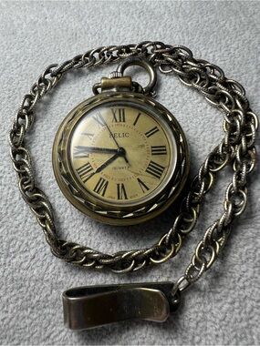 90s Relic Pocket Watch Vintage